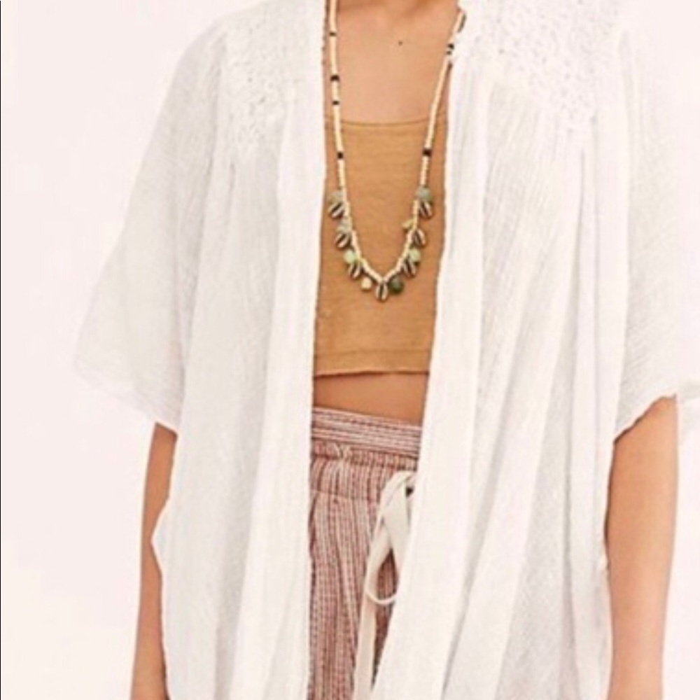 Free People Angelica Beach Cover Up Kimono